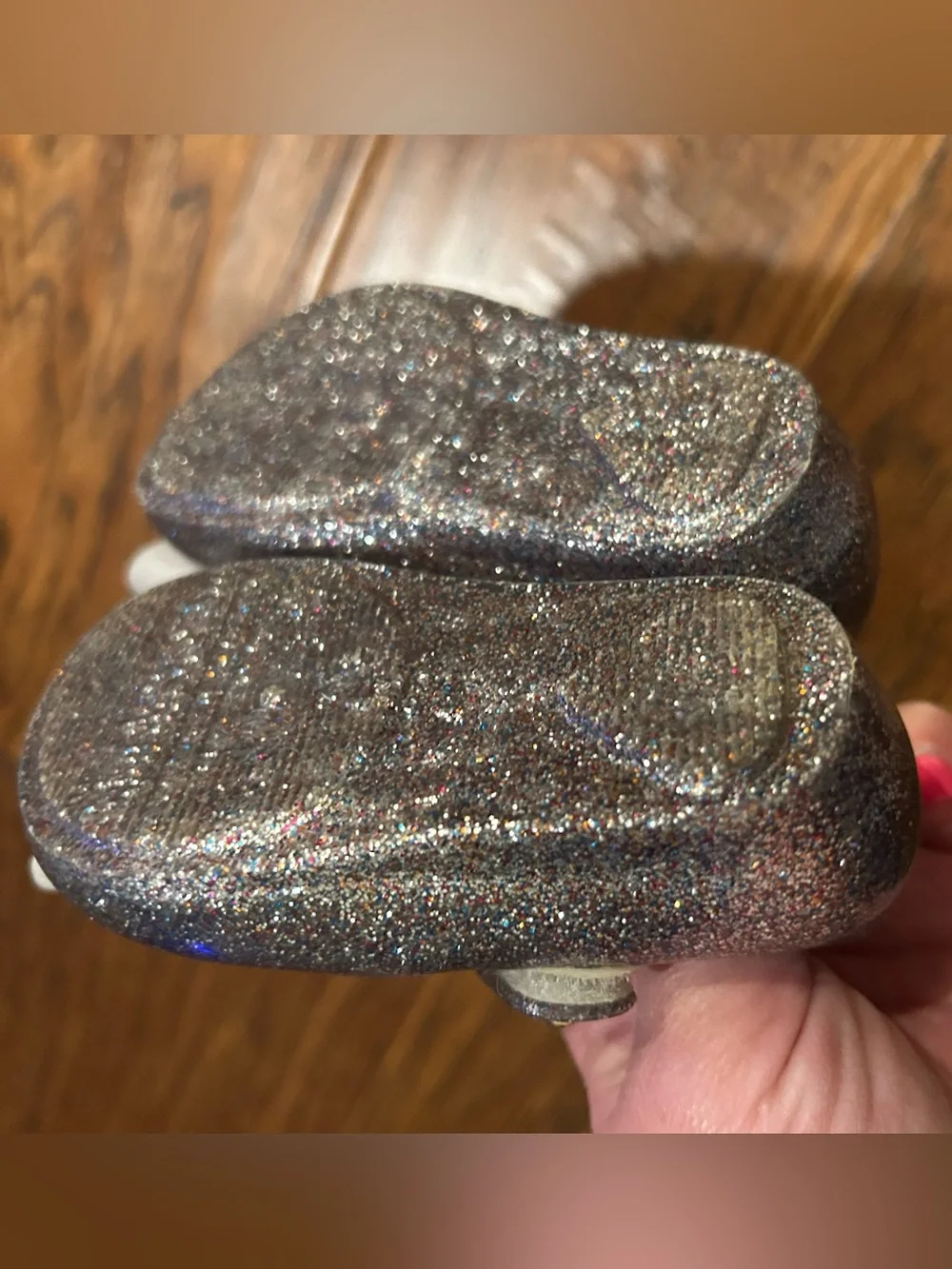 Mini Melissa Ultragirl Sweet III Mary Jane size 3 glitter jelly shoe